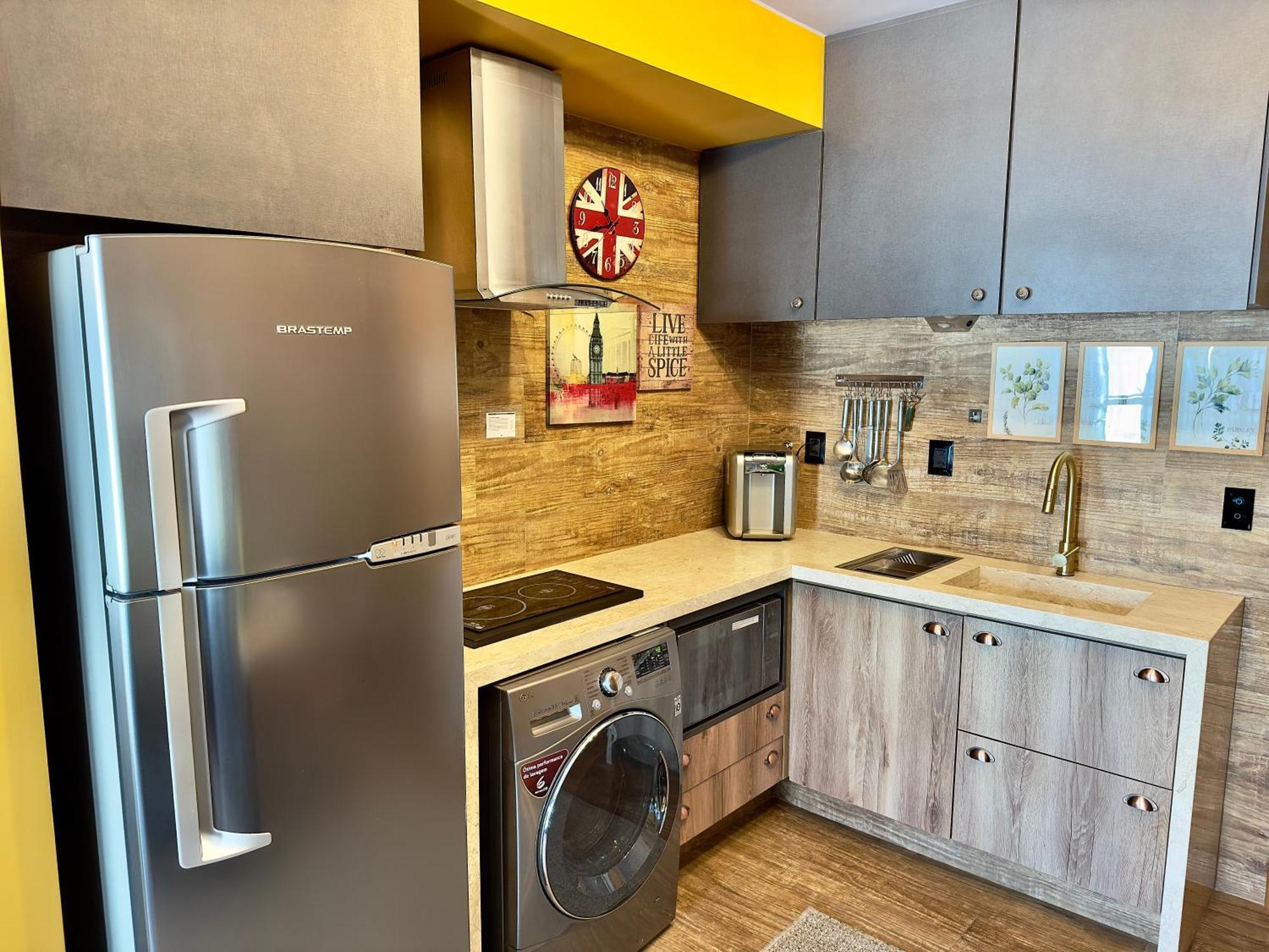Apartamento Saint Moritz Express Flat Particular com Garagem, Estilo Industrial no Coração de Brasília Exterior foto